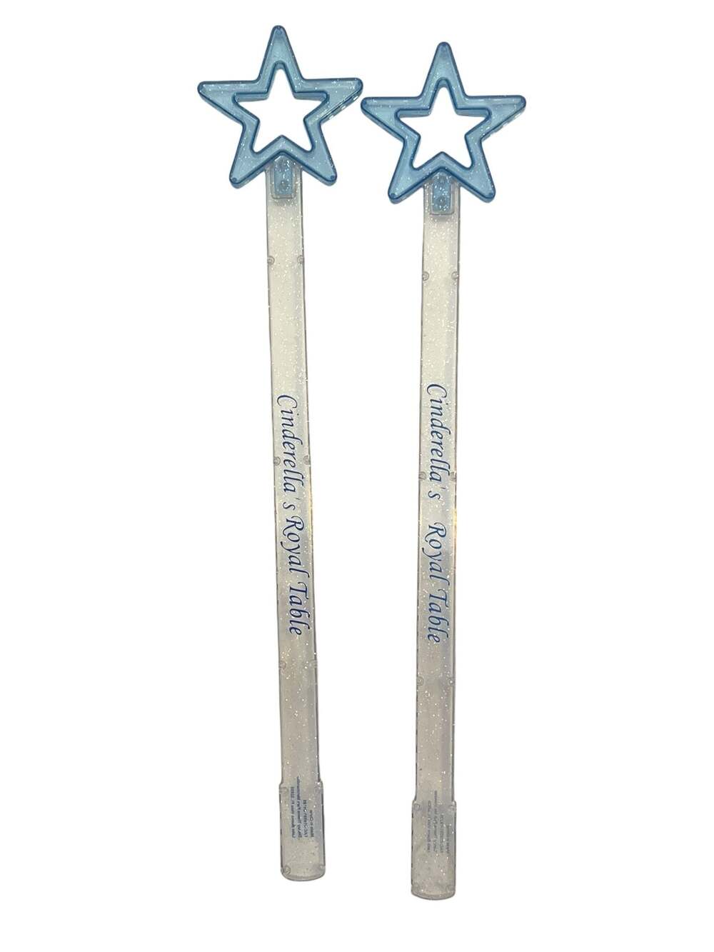 Disney Parks Cinderella's Royal Table Magic Star Wand Set of 2, 17"
